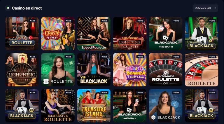 Bets Io Casino jeux live