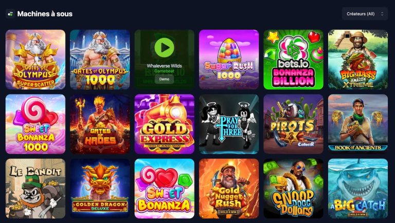 Bets Io Casino machines à sous